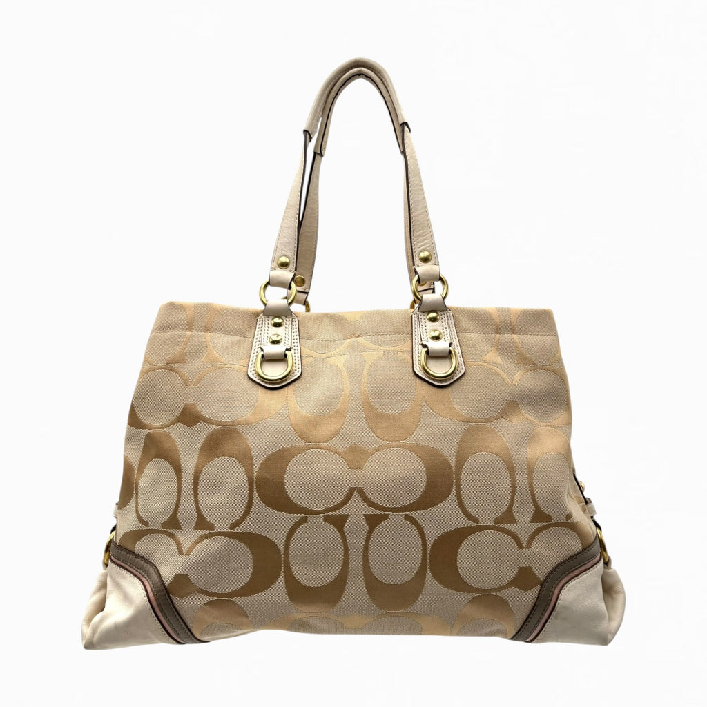 COACH MONOGRAM HAND BAG