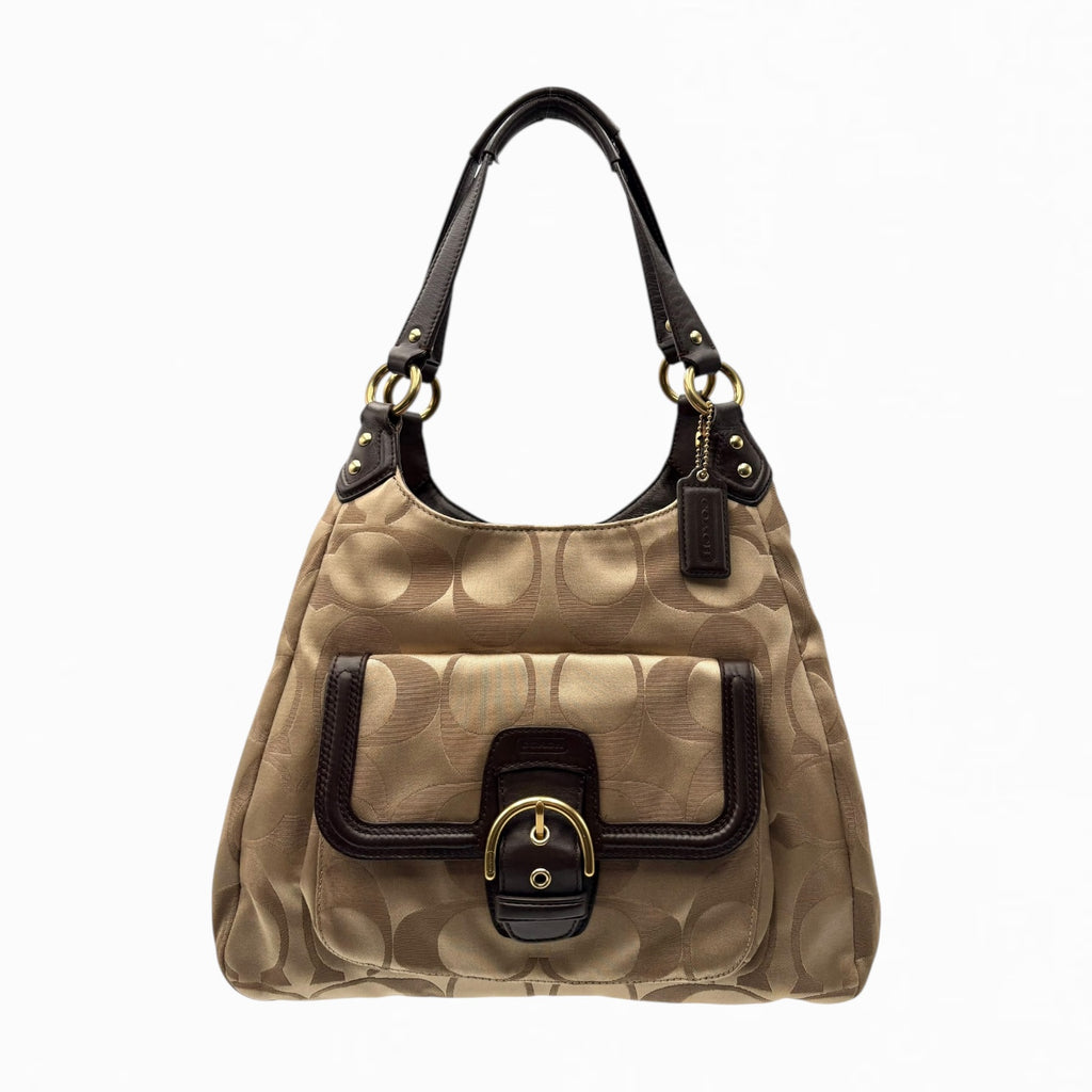 COACH MONOGRAM HOBO BAG