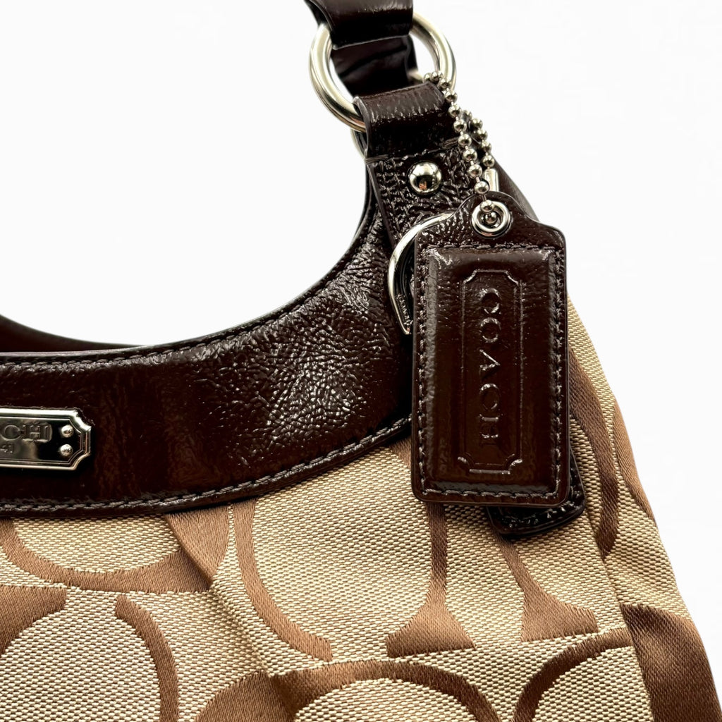 COACH MONOGRAM HOBO BAG