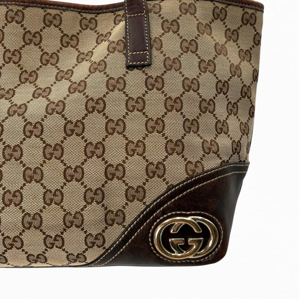 GUCCI MONOGRAM HAND BAG