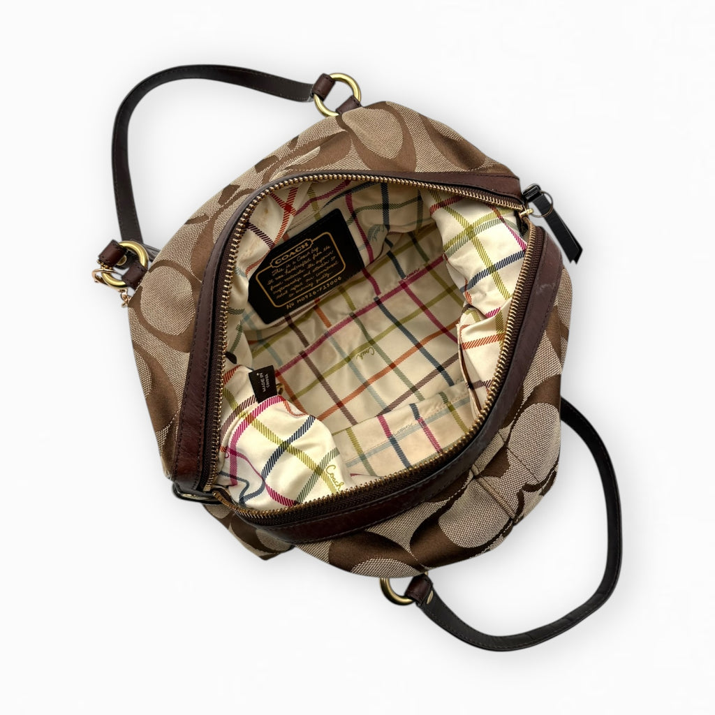 COACH MONOGRAM HAND BAG