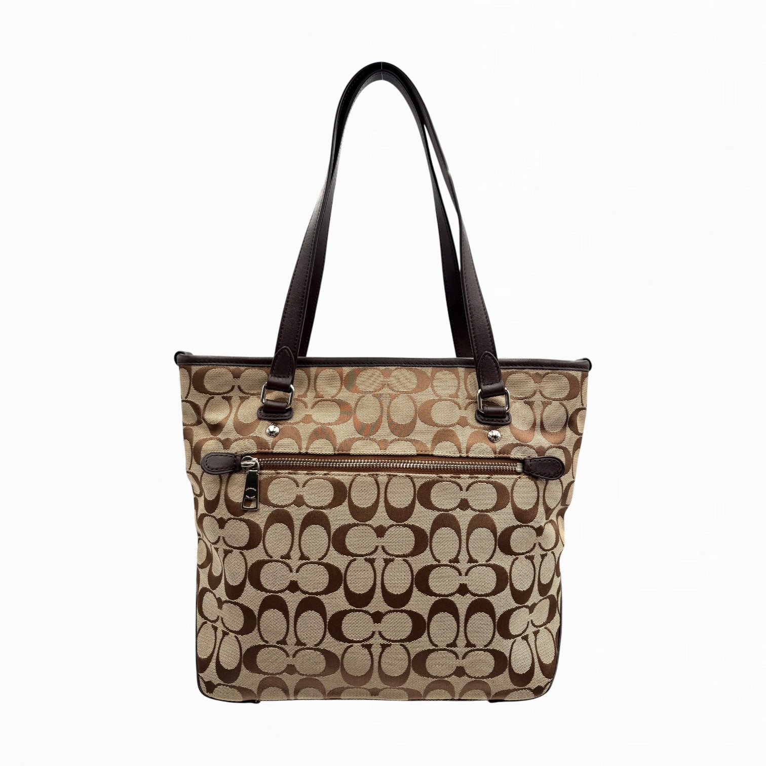 COACH MONOGRAM HAND BAG