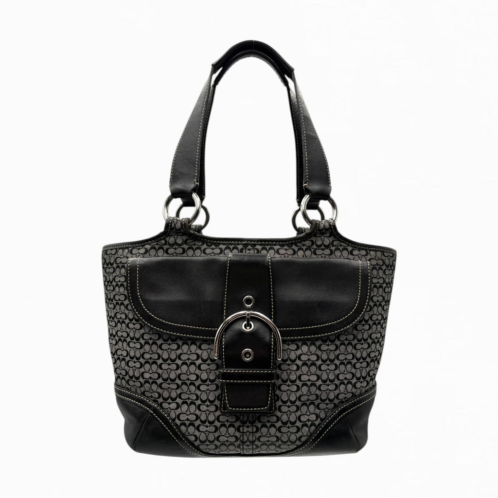 COACH MONOGRAM HAND BAG