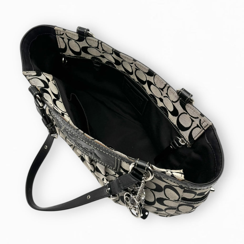 COACH MONOGRAM HAND BAG