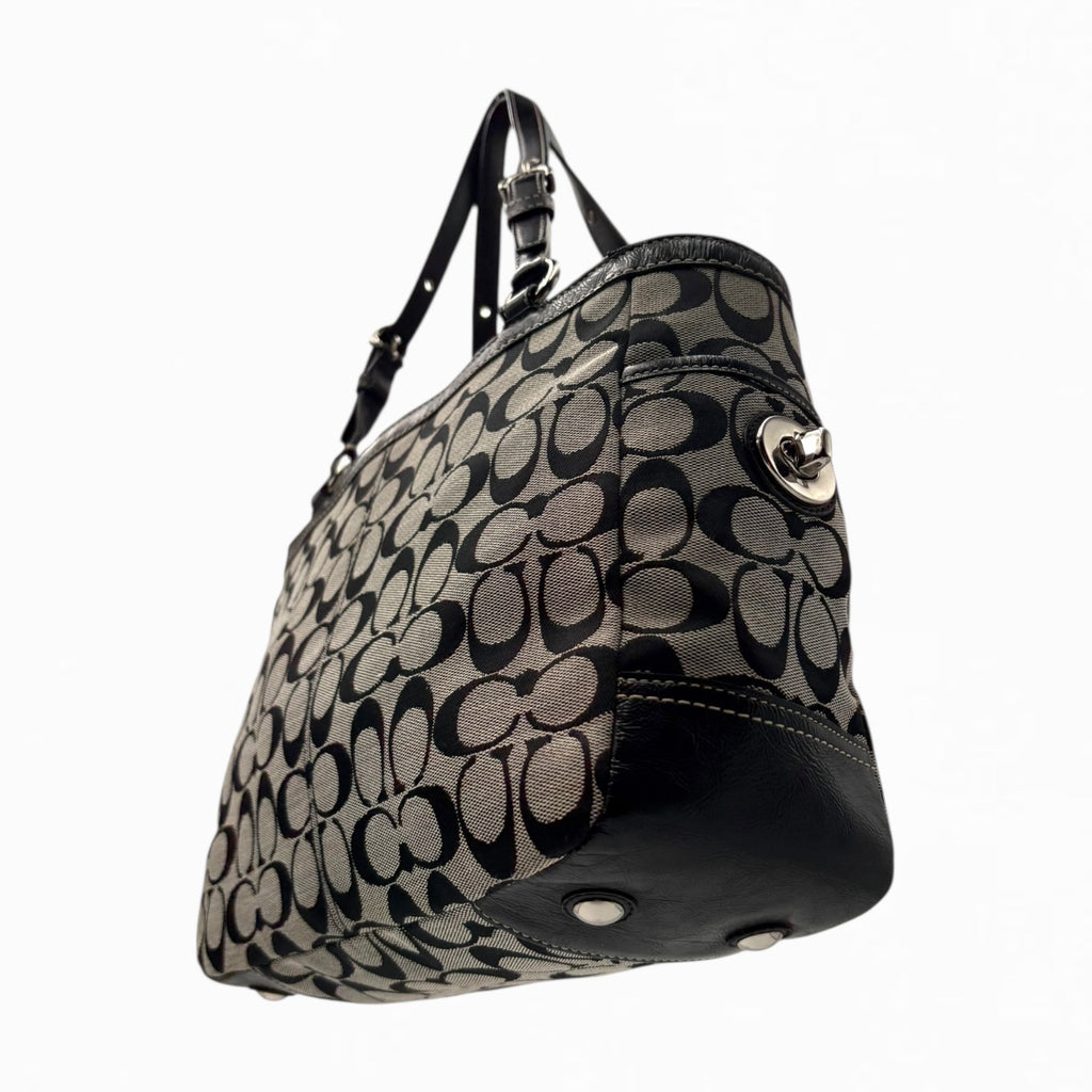 COACH MONOGRAM HAND BAG