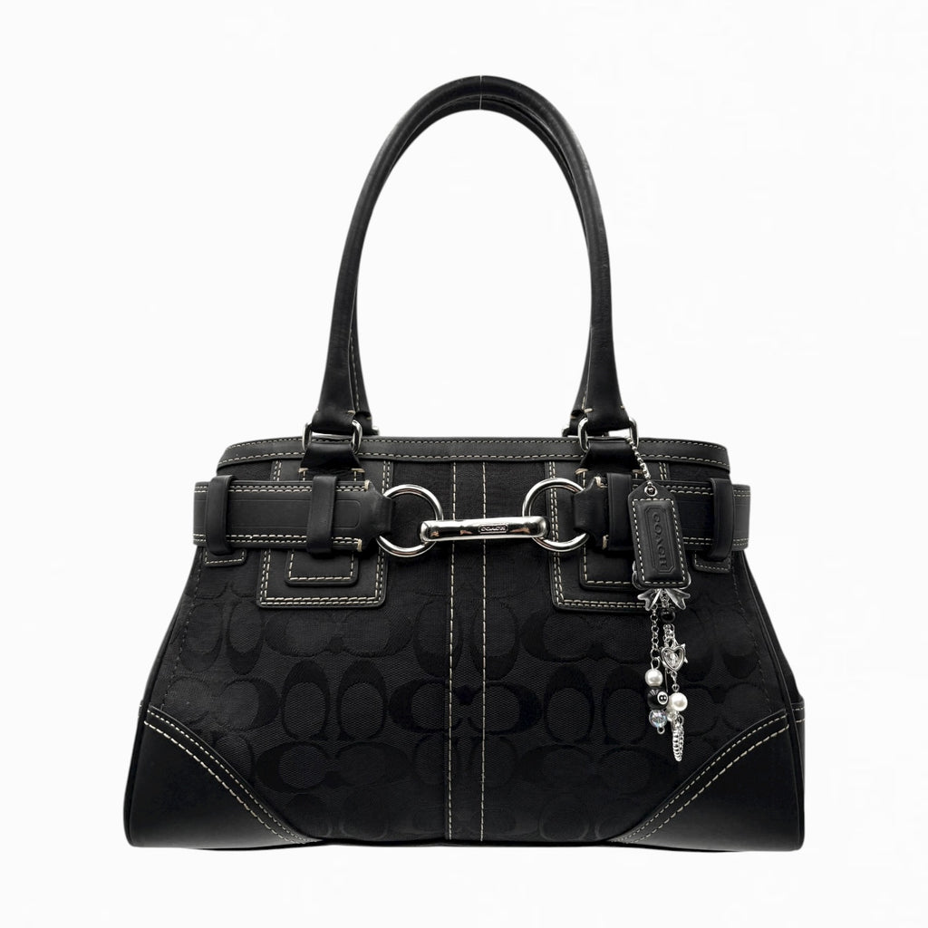 COACH MONOGRAM HAND BAG