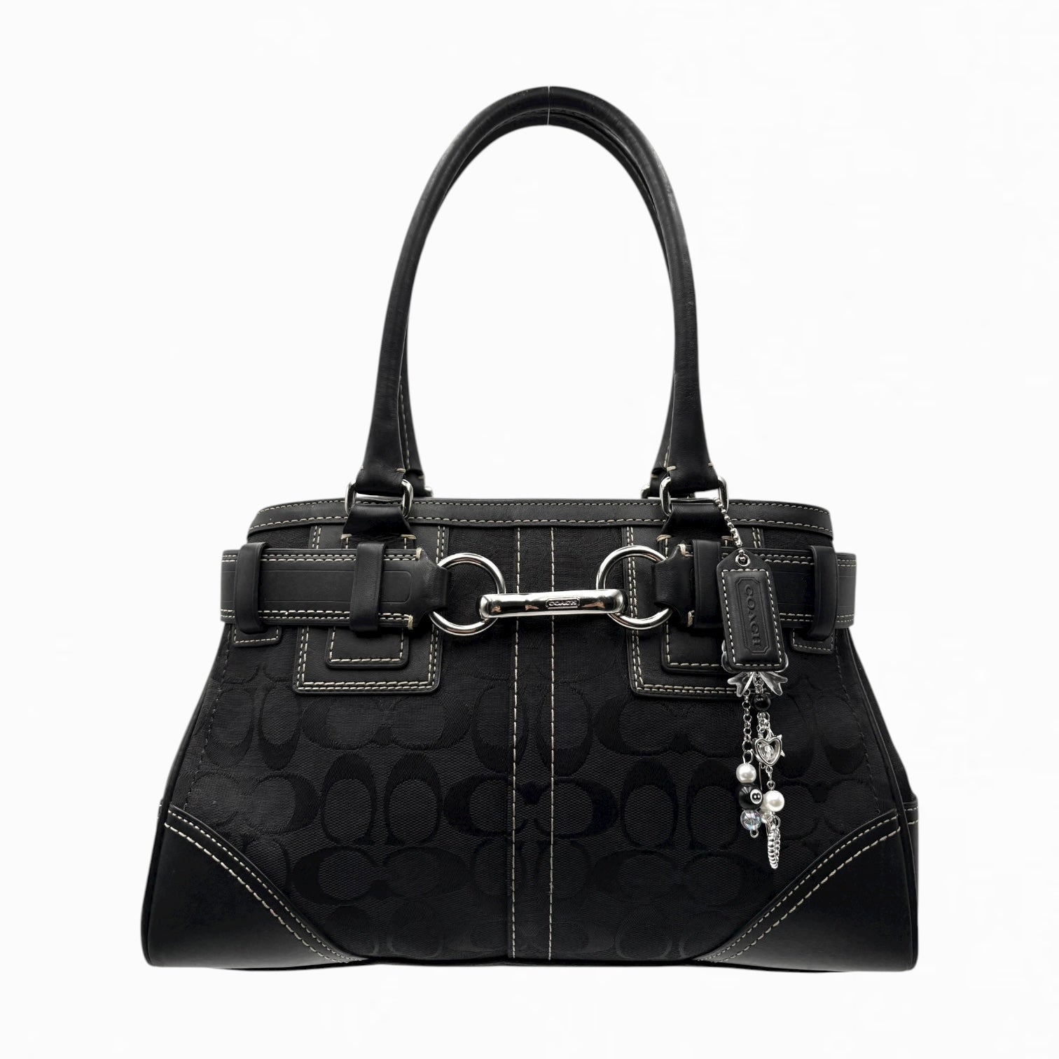 COACH MONOGRAM HAND BAG