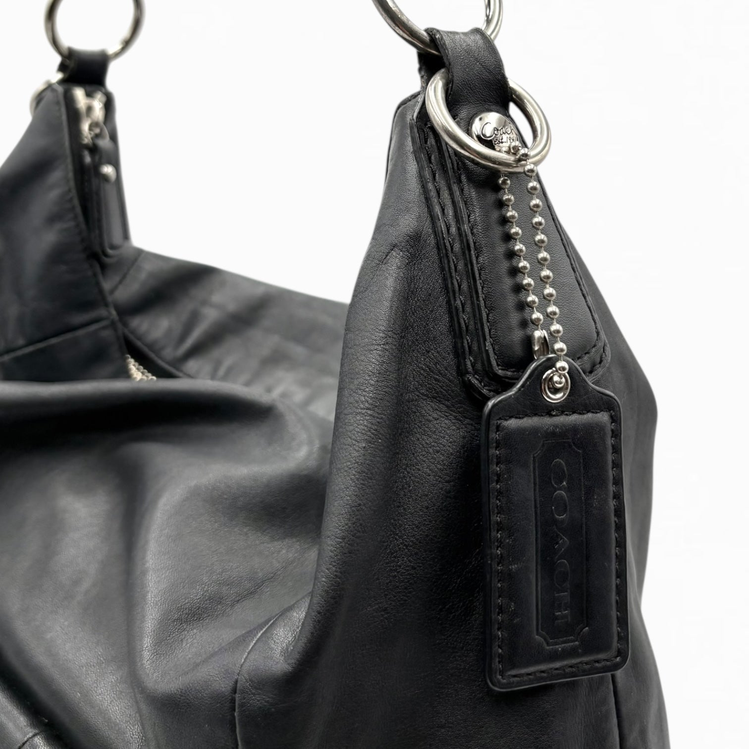 COACH LEATHER HOBO BAG