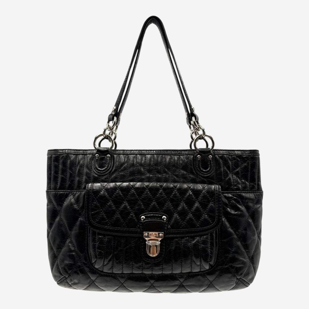 COACH LEATHER HAND BAG