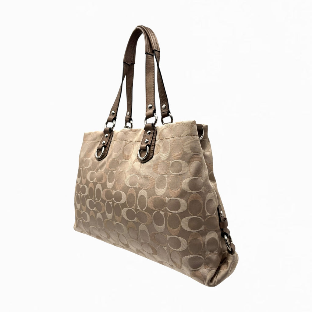 COACH MONOGRAM HAND BAG