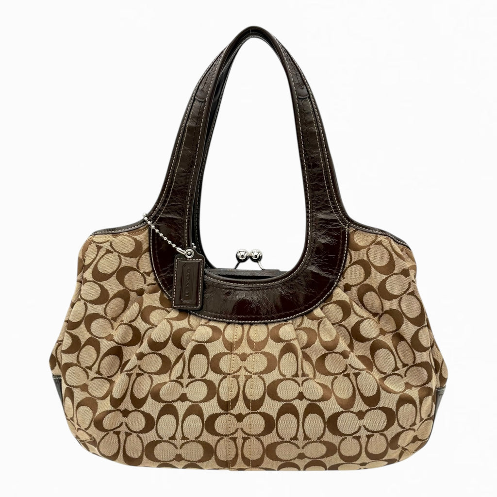 COACH MONOGRAM HAND BAG