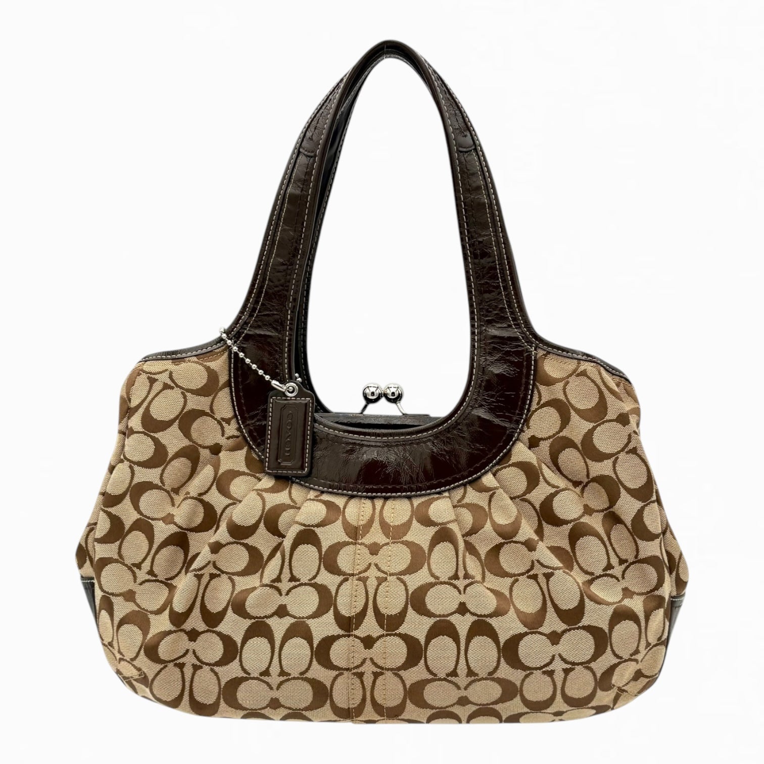 COACH MONOGRAM HAND BAG