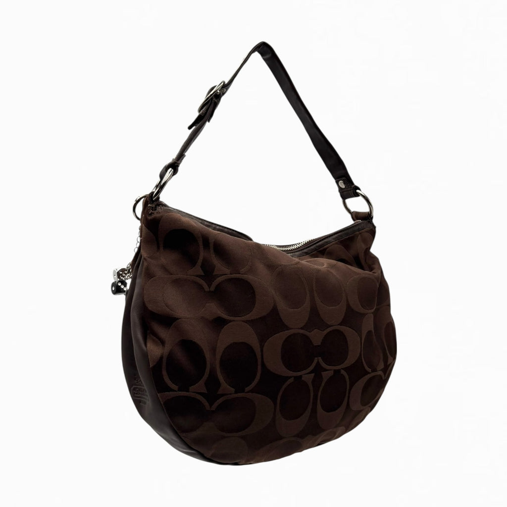 COACH MONOGRAM HOBO BAG