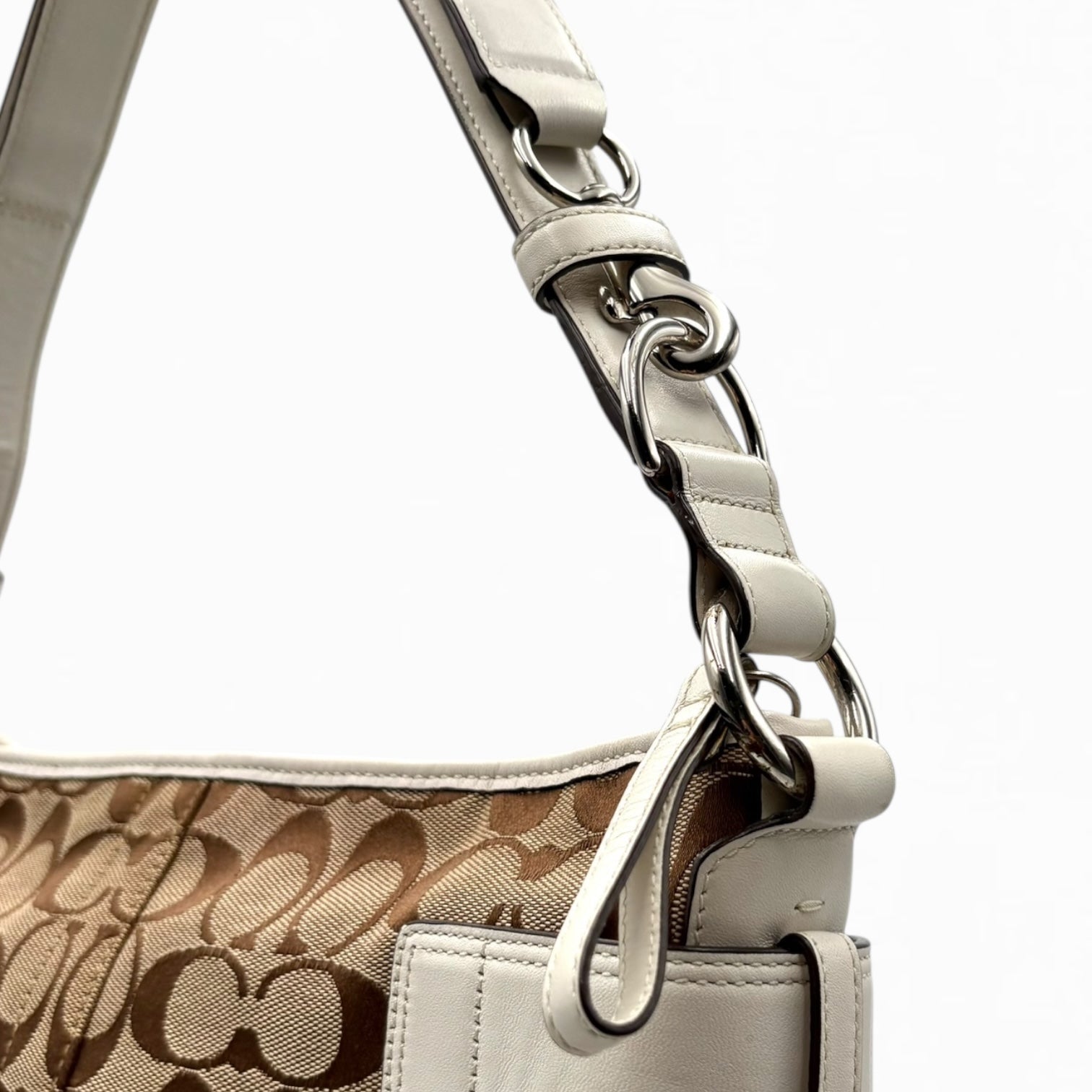 COACH MONOGRAM HAND BAG