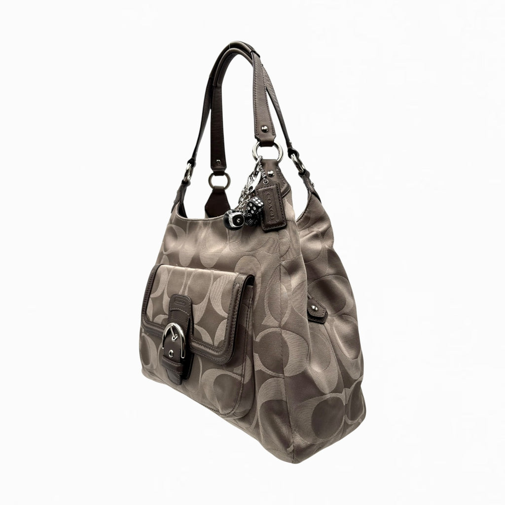 COACH MONOGRAM HOBO BAG