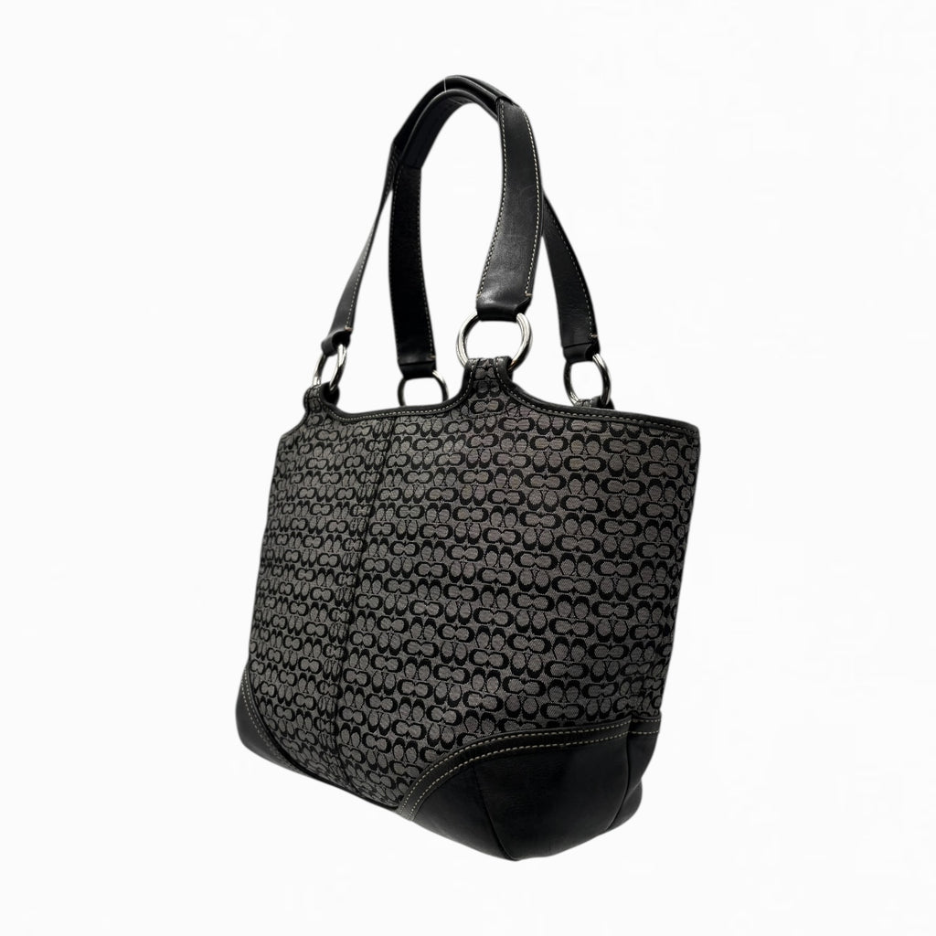 COACH MONOGRAM HAND BAG