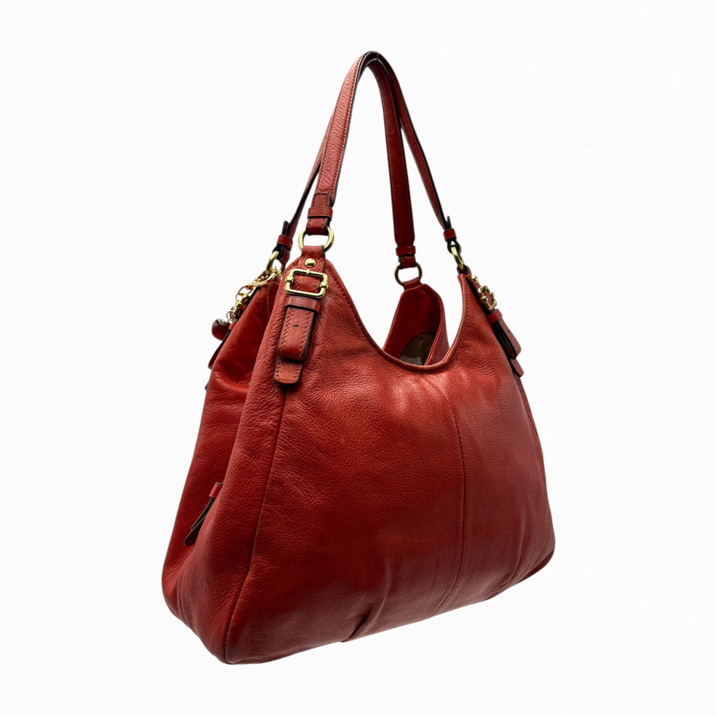 COACH LEATHER HOBO BAG