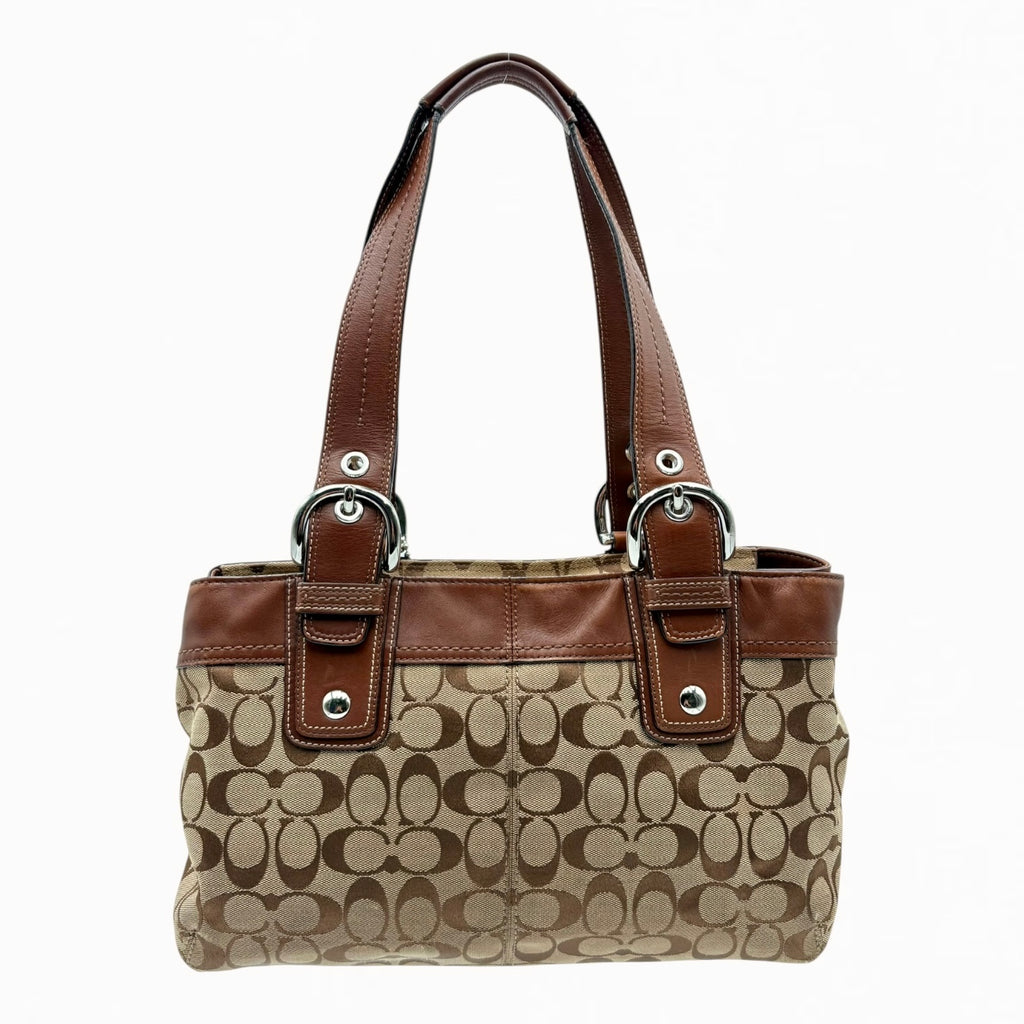 COACH MONOGRAM HAND BAG