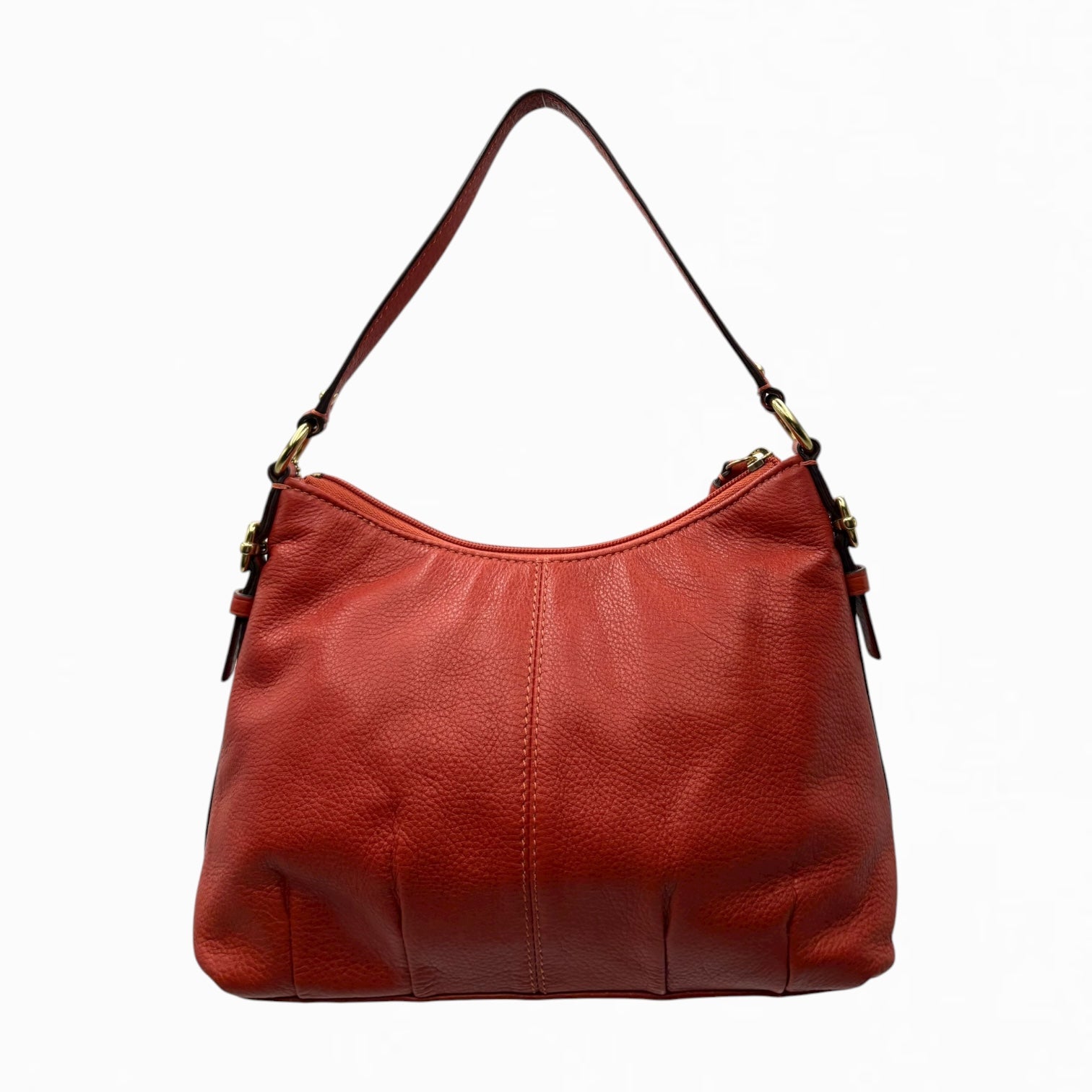 COACH LEATHER MONOGRAM HAND BAG