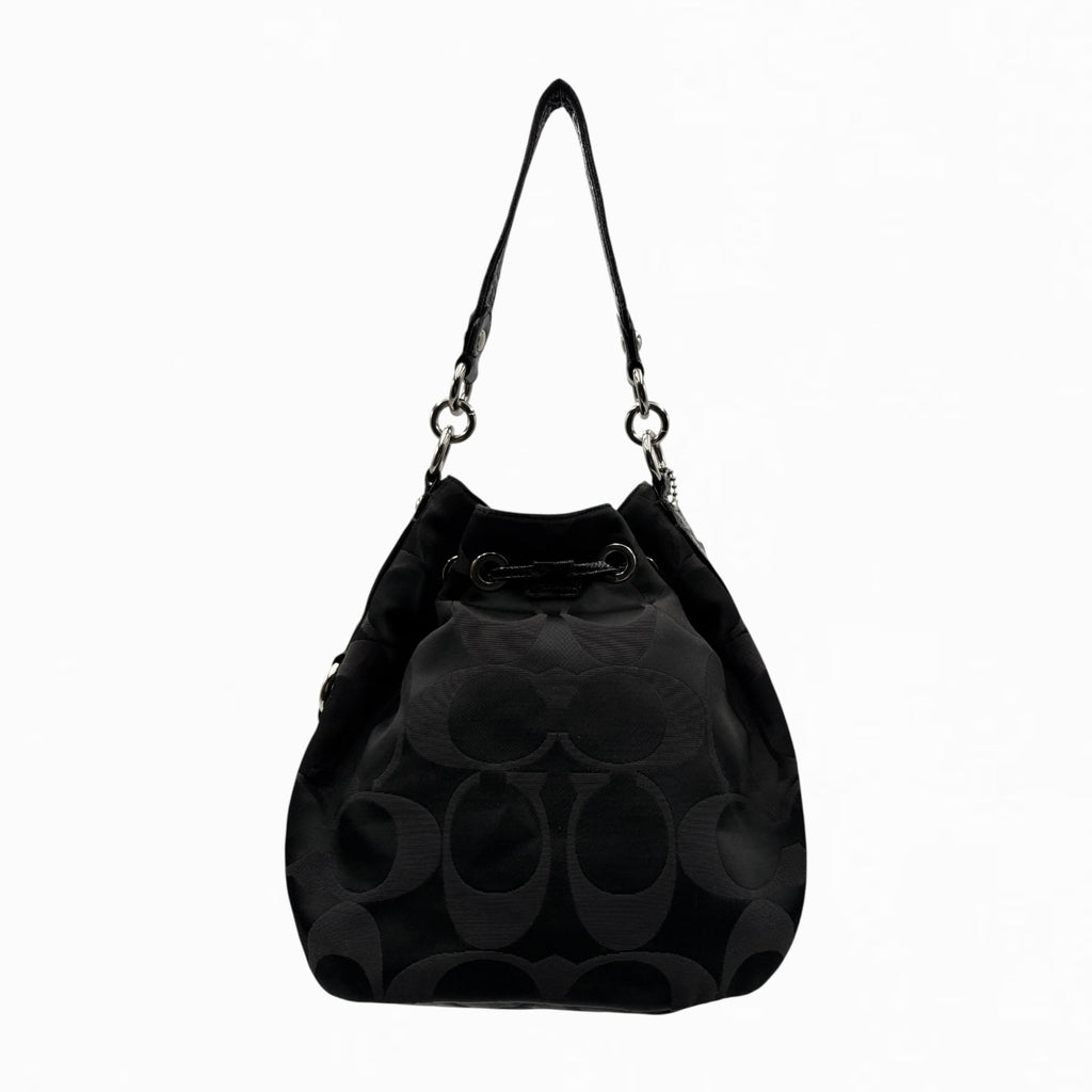 COACH MONOGRAM BUCKET BAG