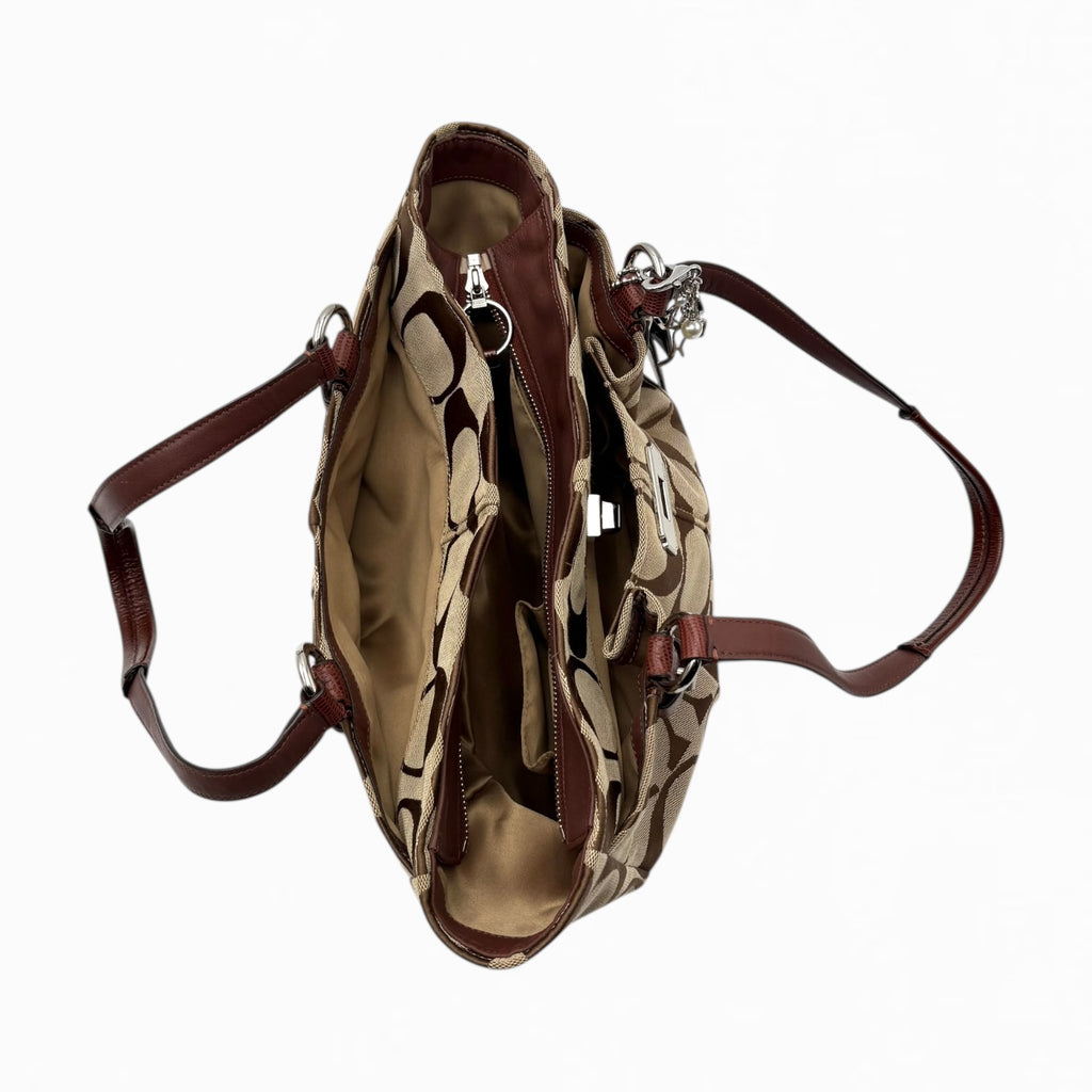 COACH MONOGRAM HAND BAG