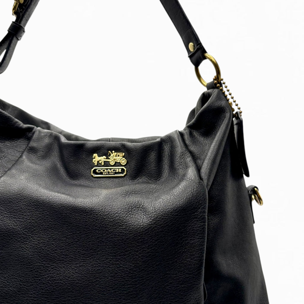 COACH LEATHER HOBO BAG