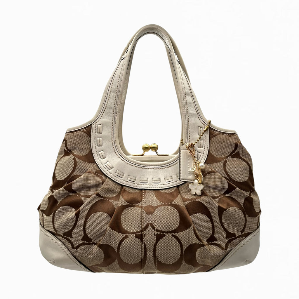 COACH MONOGRAM HOBO BAG