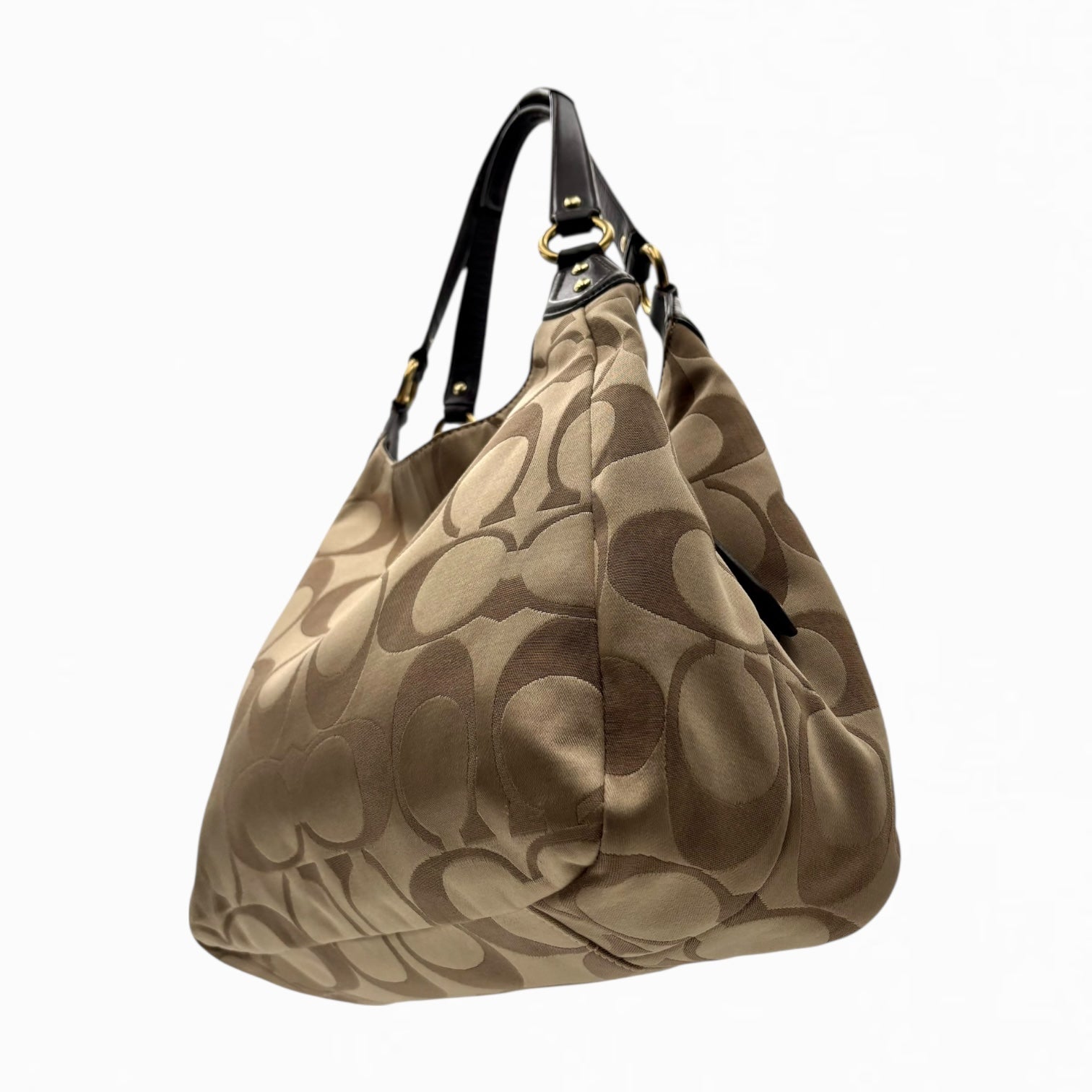 COACH MONOGRAM HOBO BAG