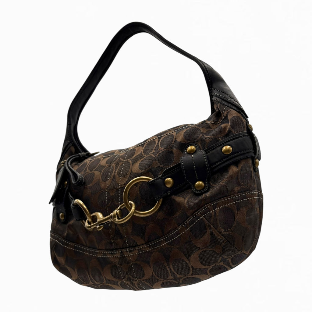 COACH MONOGRAM HOBO BAG