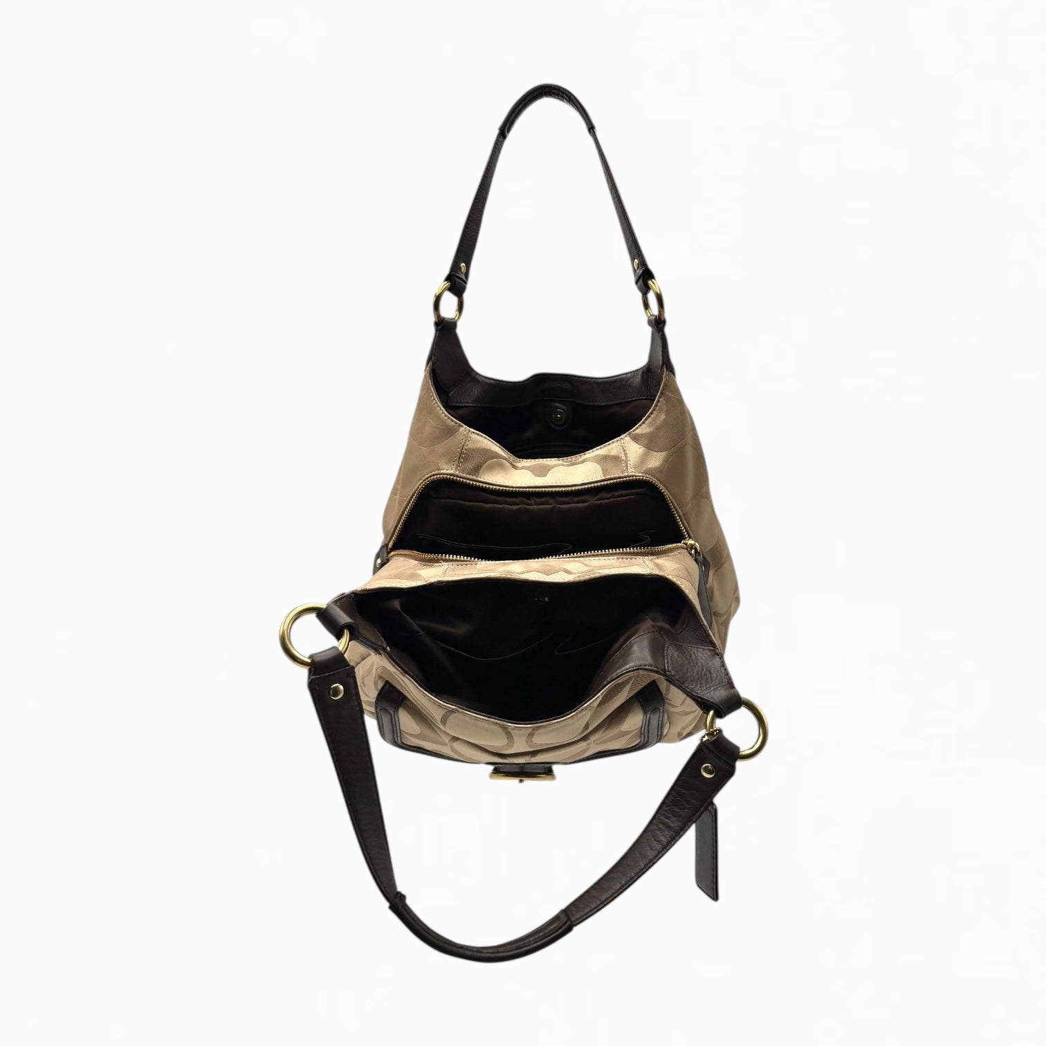 COACH MONOGRAM HOBO BAG