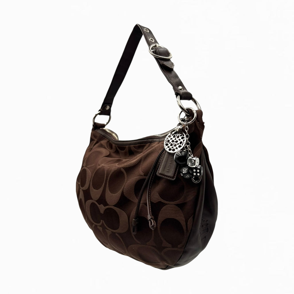 COACH MONOGRAM HOBO BAG
